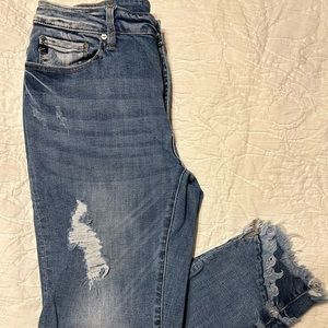 KanCan Nala Mid Rise Ankle, Skinny Jeans 👖 LIKE NEW, Size 15 $27